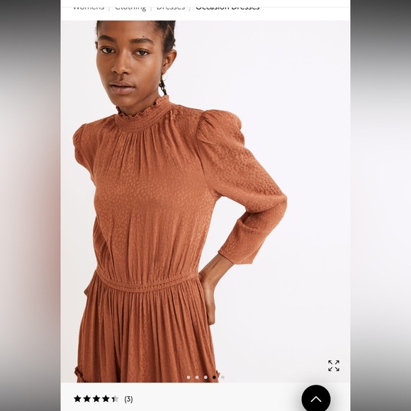 Madewell Eco friendly cheetah print jacquard shiny fabric knee length mini NWT - Picture 4 of 8